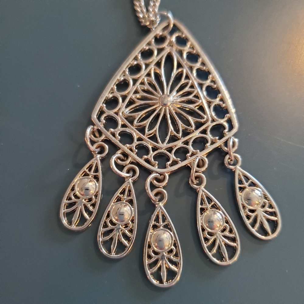 Silver Filigree Necklace
